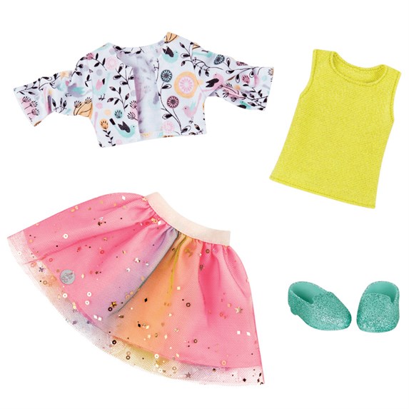 Glitter Kıyafet - Top & Tutu Skirt