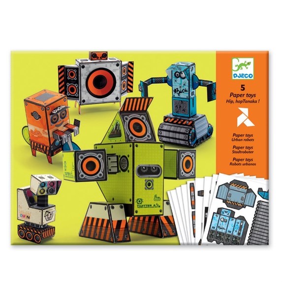 Djeco Kağıt Oyuncaklar/Urban Robots