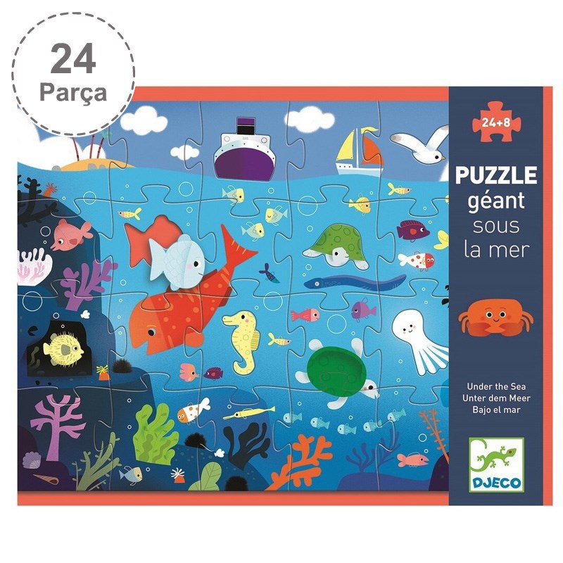 Djeco Dev Puzzle 24 Parça/ Deniz Altı