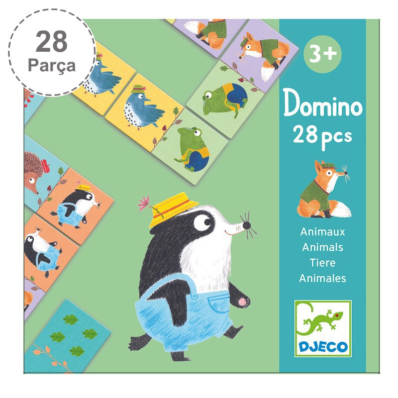Djeco Domino Puzzle/Animals Game