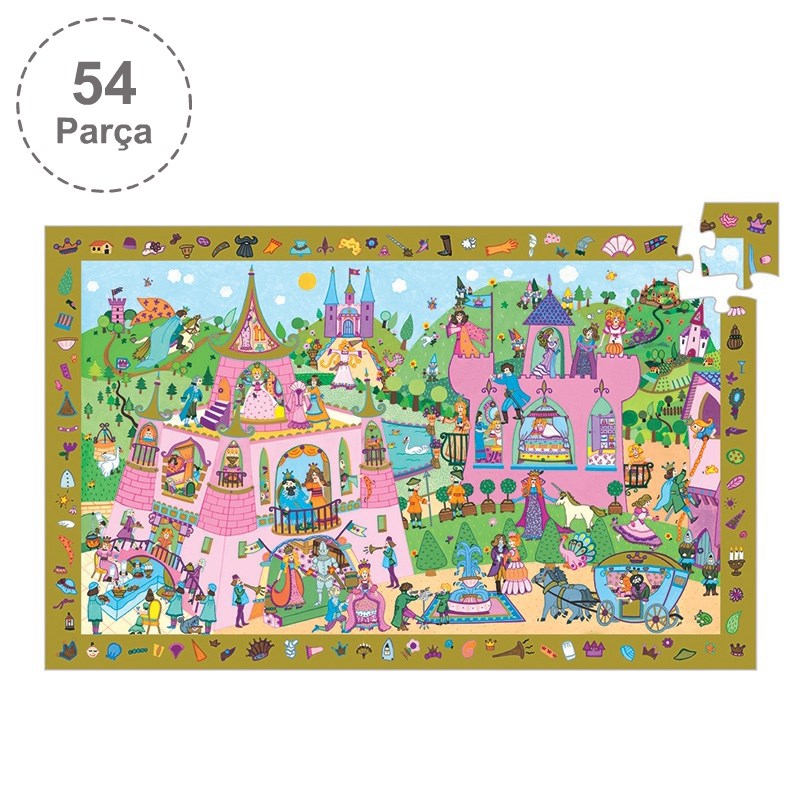 Djeco Klasik Puzzle 54 Parça/ Princess