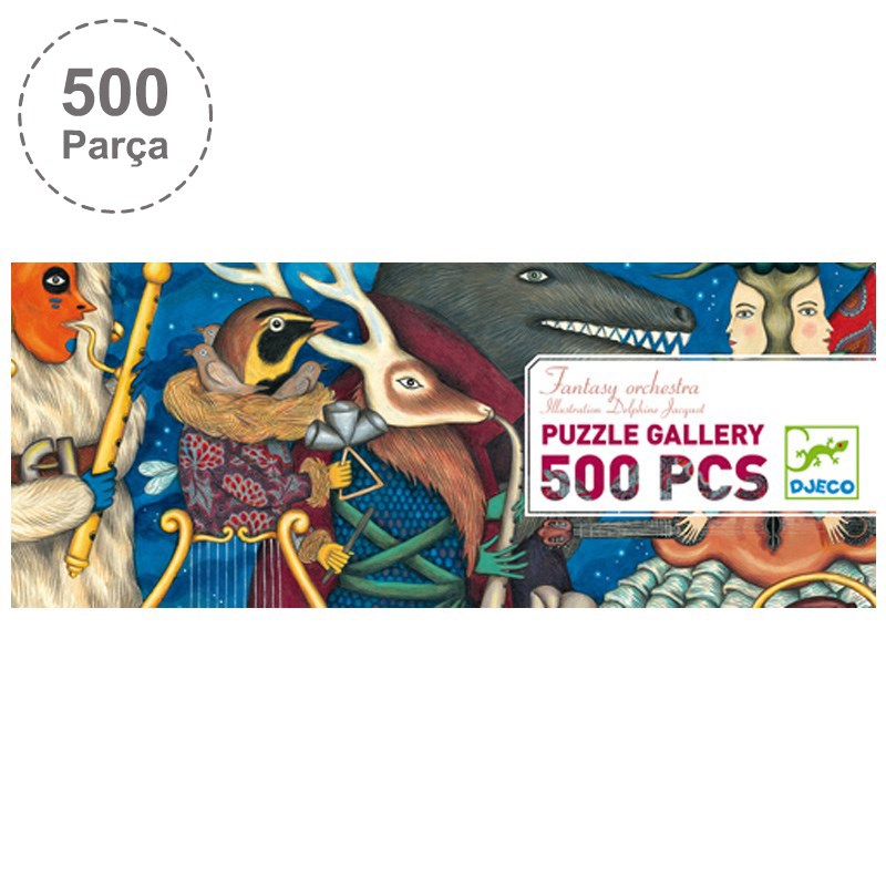Djeco Puzzle Galery - Fantasy Orchestra - 500 Pcs