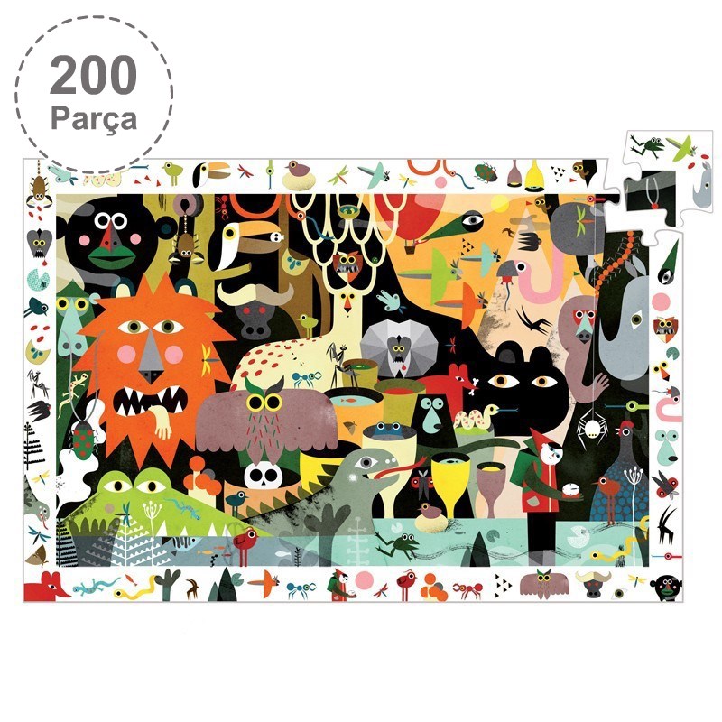 Djeco Puzzle / Safari - 200 Pcs