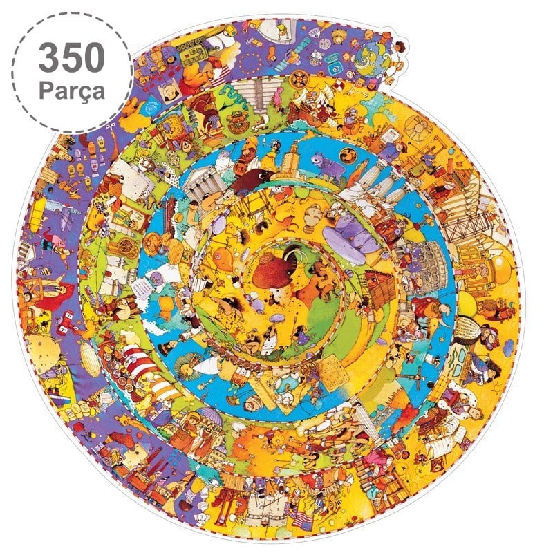 Djeco Yuvarlak Puzzle 350 Parça/ Booklet