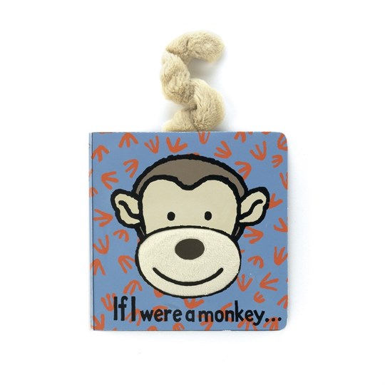 Jellycat Kitap Maymun/If I Were a Monkey Board Book