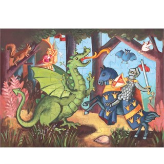 Djeco Dekoratif Puzzle 36 Parça/The Knight At The Dragon