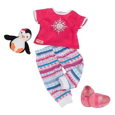 Our Generation Kıyafet/Plush Penguin & Pyjama
