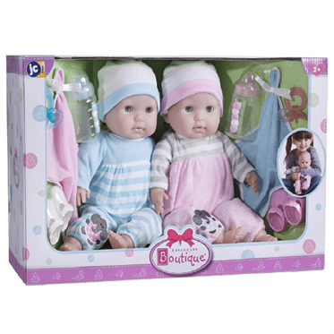 Berenguer Boutique İkiz Oyuncak Bebekler ve Aksesuar Seti