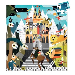 Djeco Dekoratif Puzzle 54 Parça/The Fantastic Castle
