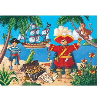 Djeco Dekoratif Puzzle 36 Parça/The Pirate And His Treasure