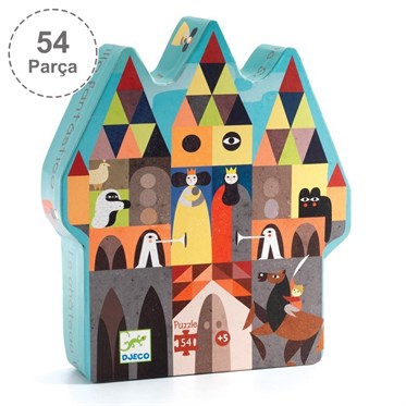 Djeco Dekoratif Puzzle 54 Parça/The Fantastic Castle