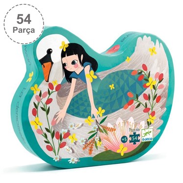 Djeco Dekoratif Puzzle 54 Parça/The Lady With The Swan