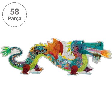 Djeco Dev Puzzle 58 Parça/ Leon The Dragon