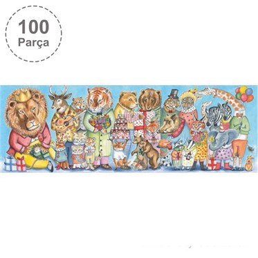 Djeco Puzzle Galery - King Party - 100 Pcs