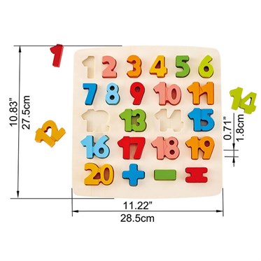 Hape Chunky Puzzle Matematik Yapbozu