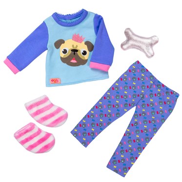 Our Generation Kıyafet/ Bulldog Pajama
