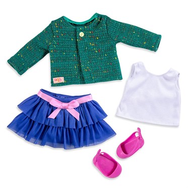 Our Generation Kıyafet/ Ruffle Skirt & Sweater