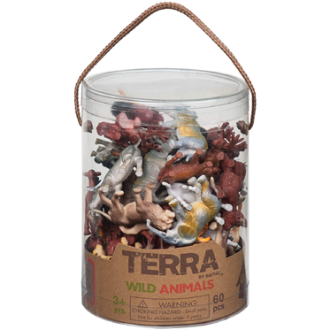 Terra 60 Parça Küçük Oyun Seti - Safari